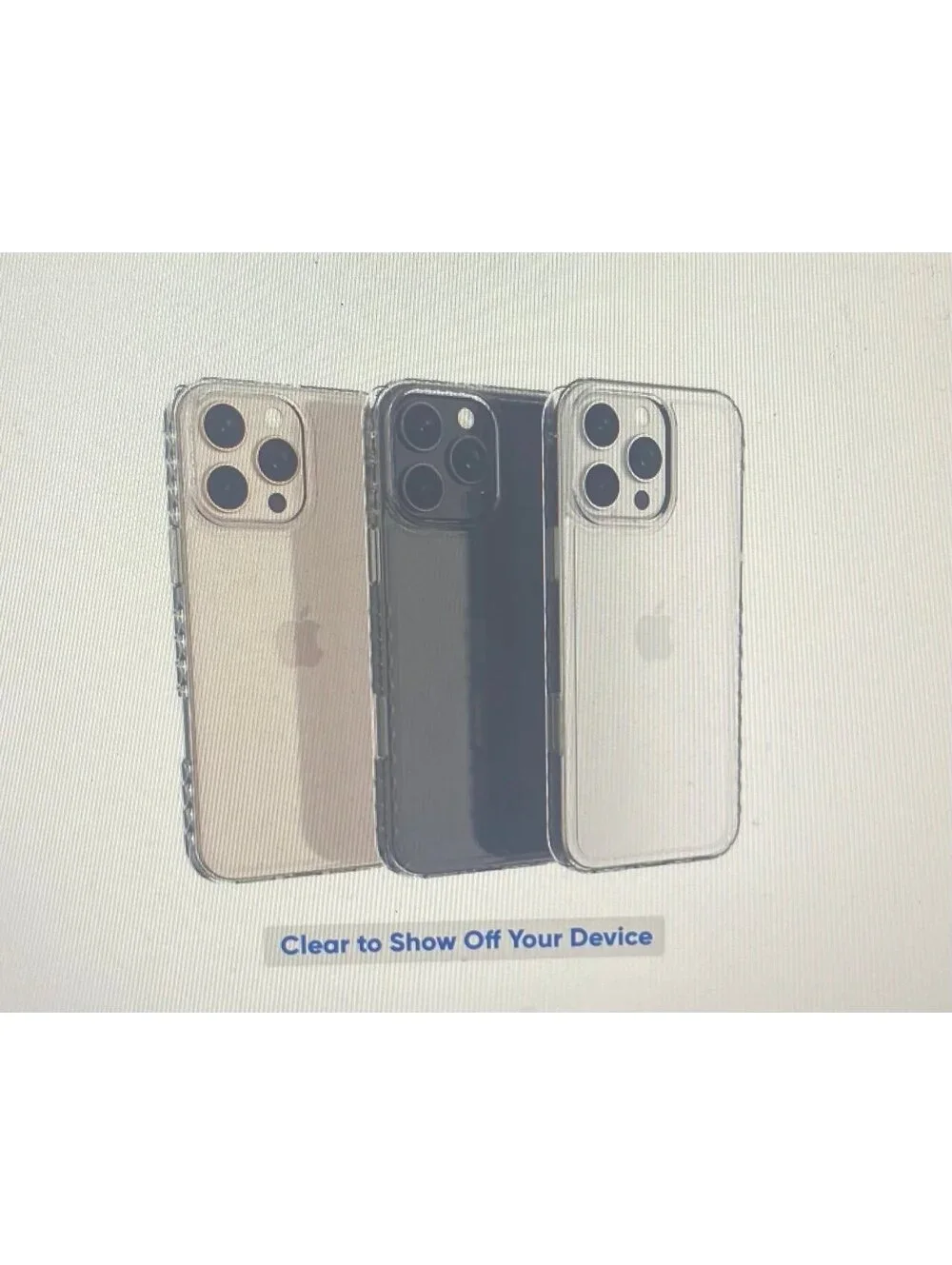 Onn Case for iPhone 16 Clear
